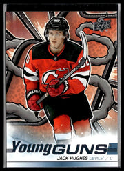 2024-25 Upper Deck Series 2 Young Guns Renewed Jack Hughes #201 hockey single