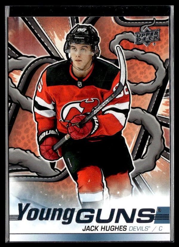 2024-25 Upper Deck Series 2 Young Guns Renewed Jack Hughes #201 hockey single