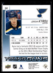 2024-25 Upper Deck Series 2 Hockey Young Guns Renewed #241 Jordan Kyrou (2)