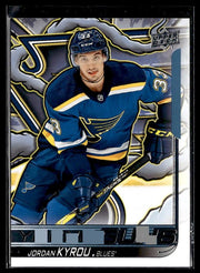 Jordan Kyrou - #241 Young Guns Renewed hockey card from 2024-25 Upper Deck Series 2