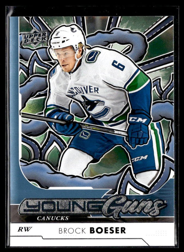 Brock Boeser - #247 Young Guns Renewed hockey card from 2024-25 Upper Deck Series 2