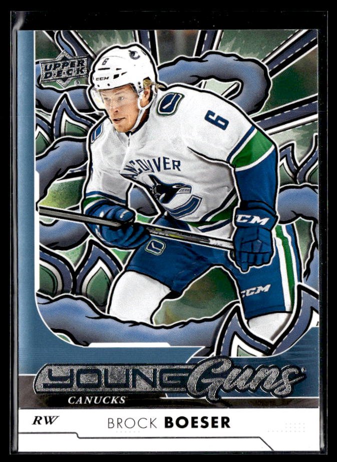 Brock Boeser - #247 Young Guns Renewed hockey card from 2024-25 Upper Deck Series 2