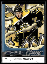 Charlie McAvoy - #242 Young Guns Renewed hockey card from 2024-25 Upper Deck Series 2