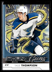Tage Thompson - #228 Young Guns Renewed hockey card from 2024-25 Upper Deck Series 2