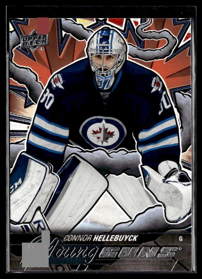 2024-25 Upper Deck Series Two Young Guns Renewed Connor Hellebuyck #214 hockey single
