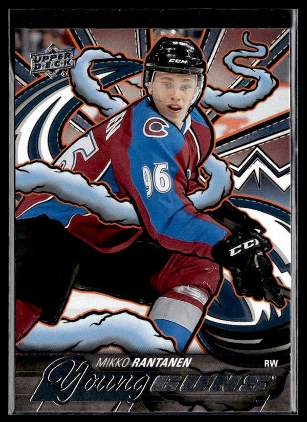 Hockey single: Mikko Rantanen #206 (Young Guns) from 2024-25 Upper Deck Series Two