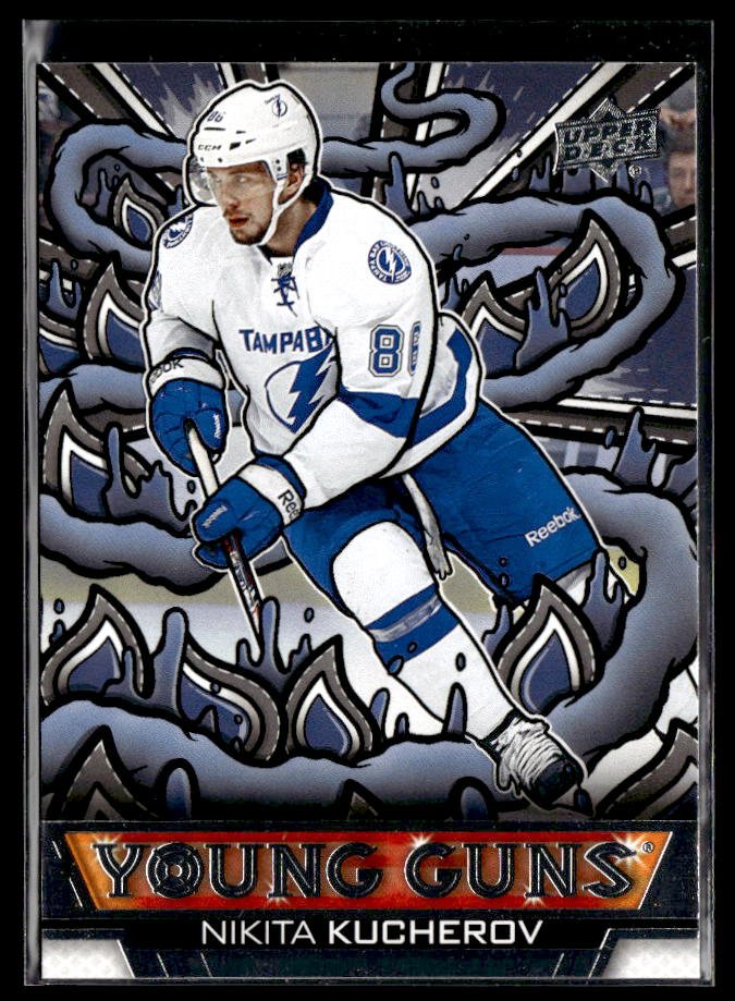 Hockey single: Nikita Kucherov #483 (Young Guns Renewed) from 2024-25 Upper Deck Series Two