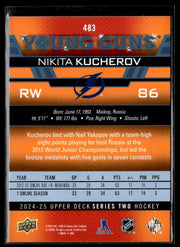 2024-25 Upper Deck Series Two Hockey Young Guns Renewed #483 Nikita Kucherov (2)