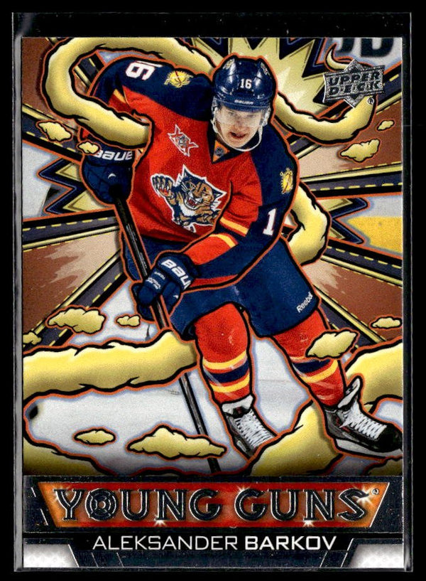 Hockey single: Aleksander Barkov #470 (Young Guns) from 2024-25 Upper Deck Series Two