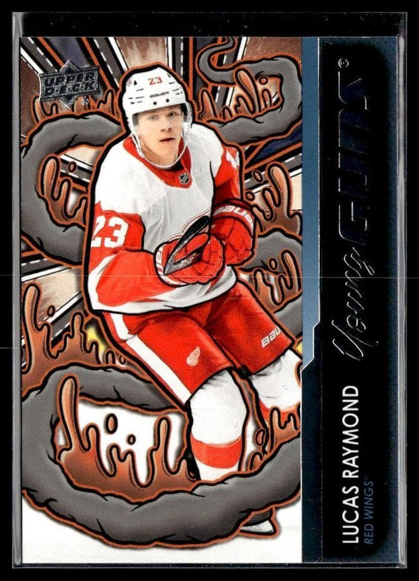 Hockey single: Lucas Raymond #464 (Young Guns) from 2024-25 Upper Deck Series 2