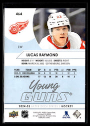 2024-25 Upper Deck Series 2 Hockey Young Guns AUTO #464 Lucas Raymond (2)