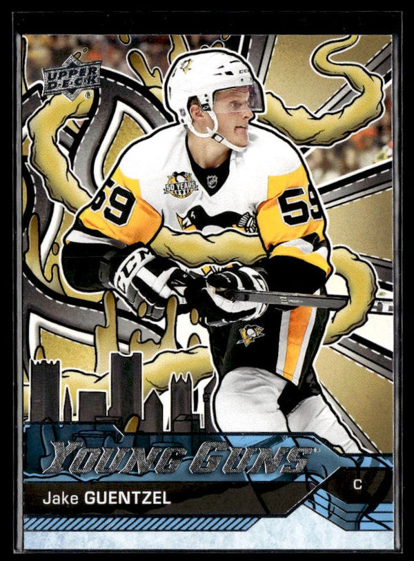 Jake Guentzel - #525 Young Guns Renewed hockey card from 2024-25 Upper Deck Series Two