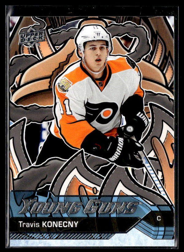 2024-25 Upper Deck Series Two Young Guns Renewed Travis Konecny #217 hockey single