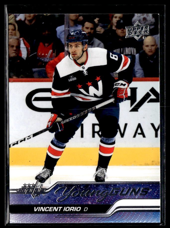 Hockey single: Vincent Iorio #224 (Young Guns) from 2023-24 Upper Deck Series 1