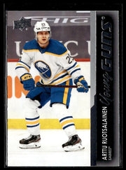 Arttu Ruotsalainen - #221 Young Guns hockey card from 2021-22 Upper Deck Series 1