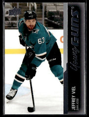 Jeffrey Viel - #233 Young Guns hockey card from 2021-22 Upper Deck Series 1
