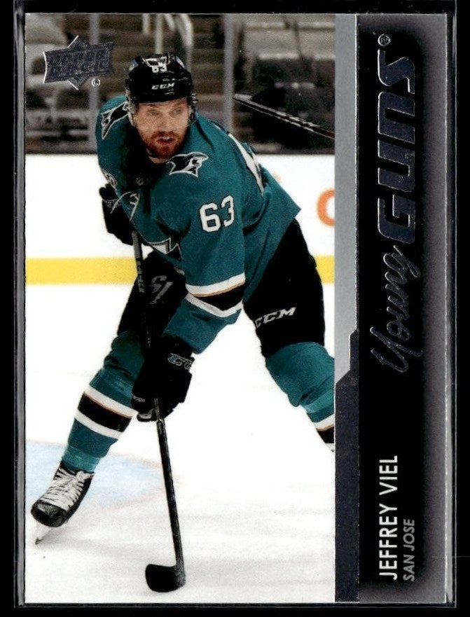 Jeffrey Viel - #233 Young Guns hockey card from 2021-22 Upper Deck Series 1