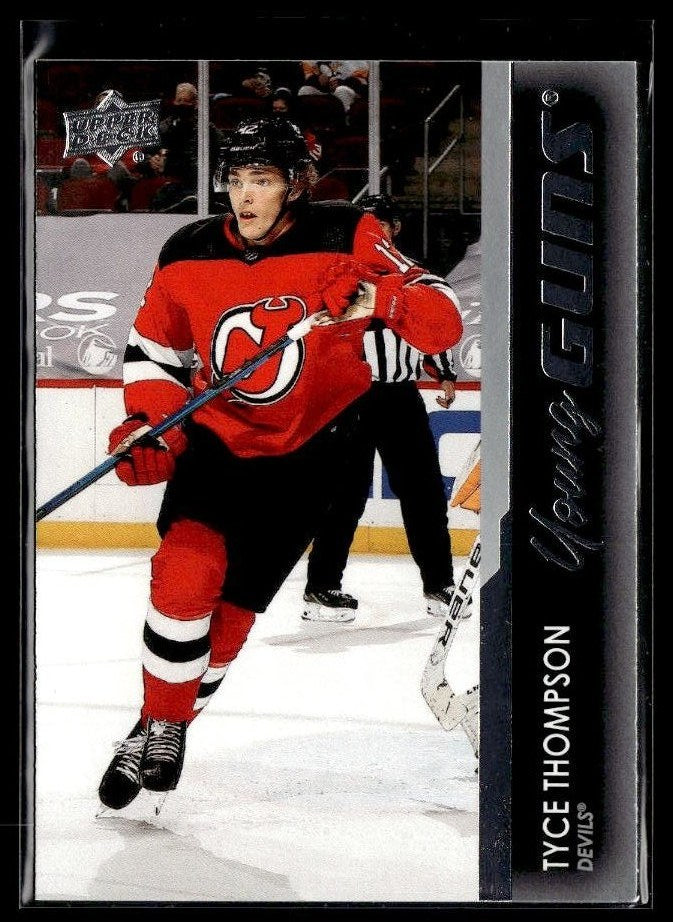 2021-22 Upper Deck Series 1 Young Guns Tyce Thompson #239 hockey single