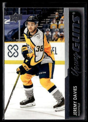 2021-22 Upper Deck Series 1 Young Guns Jeremy Davies #237 hockey single