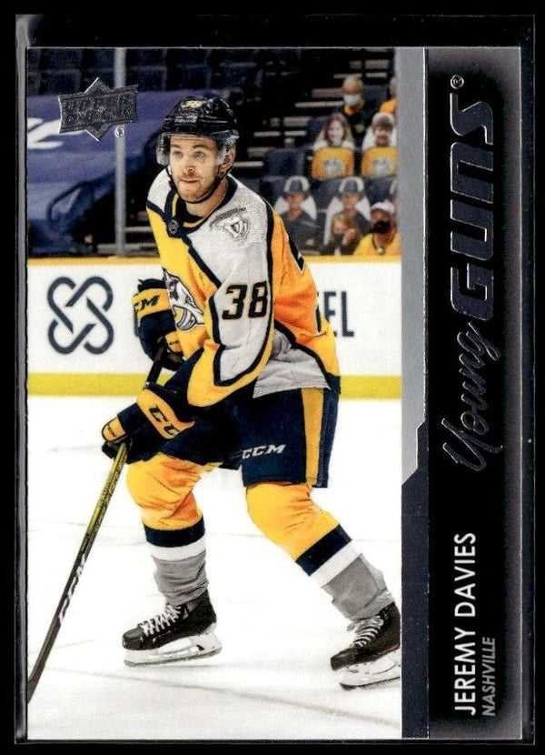 2021-22 Upper Deck Series 1 Young Guns Jeremy Davies #237 hockey single