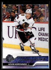 Kevin Korchinski - #486 Young Guns hockey card from 2023-24 Upper Deck Series 2