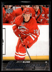 Brock McGinn - #497 Young Guns hockey card from 2015-16 Upper Deck Series Two