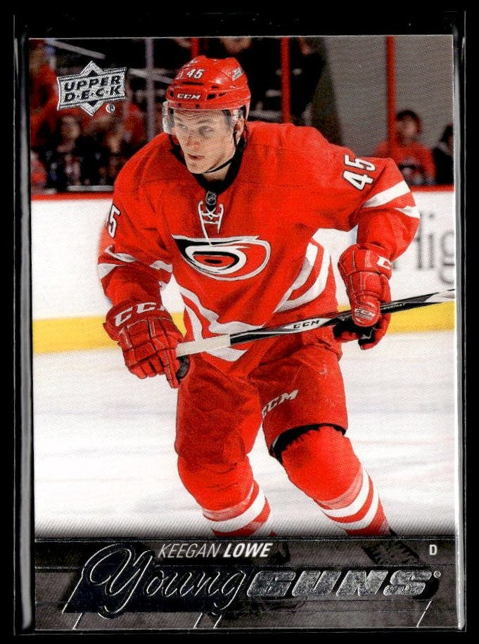 2015-16 Upper Deck Series One Young Guns Keegan Lowe #246 hockey single