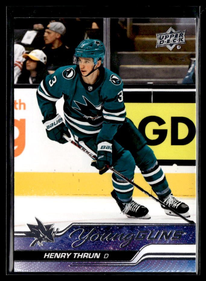 2023-24 Upper Deck Series 1 Young Guns Henry Thrun #236 hockey single