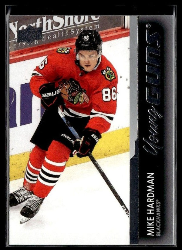 Hockey single: Mike Hardman #208 (Young Guns) from 2021-22 Upper Deck Series 1