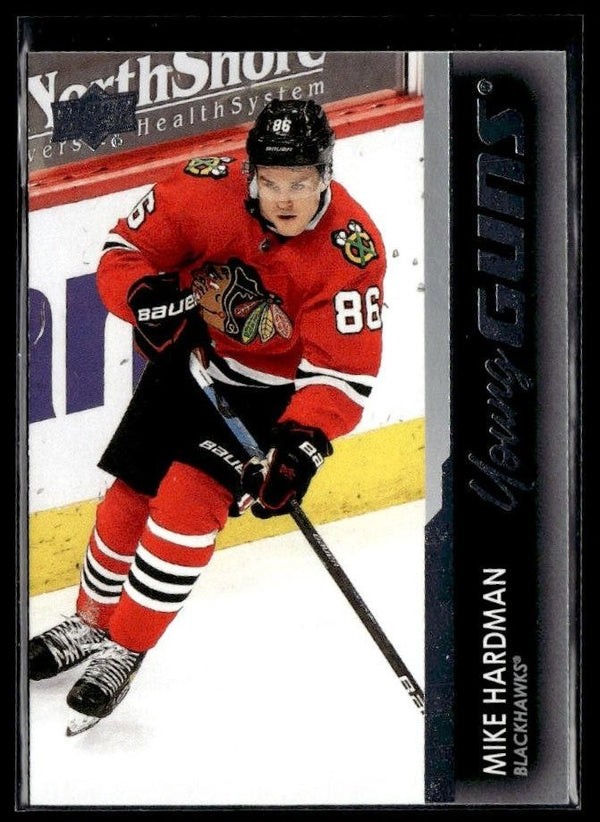 2021-22 Upper Deck Series 1 Young Guns Mike Hardman #208 hockey single