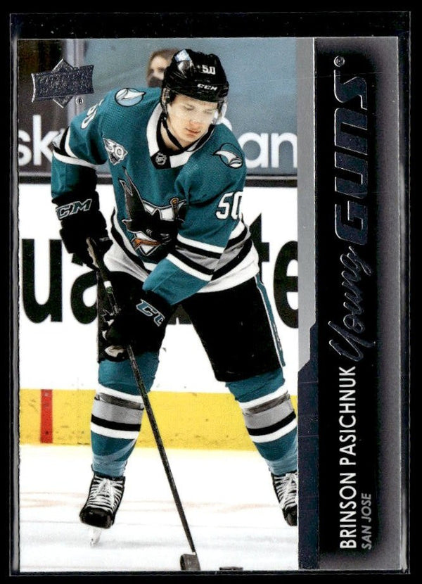 2021-22 Upper Deck Series 1 Young Guns Brinson Pasichnuk #220 hockey single
