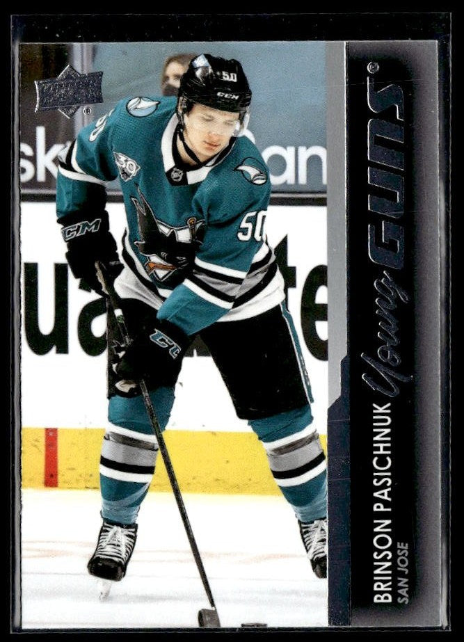 2021-22 Upper Deck Series 1 Young Guns Brinson Pasichnuk #220 hockey single