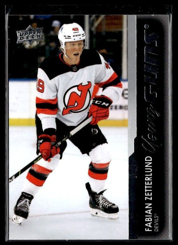 2021-22 Upper Deck Extended Series Young Guns Fabian Zetterlund #729 hockey single