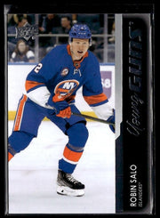 Robin Salo - #726 Young Guns hockey card from 2021-22 Upper Deck Extended Series