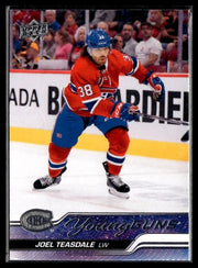 Joel Teasdale - #459 Young Guns hockey card from 2023-24 Upper Deck Series 2