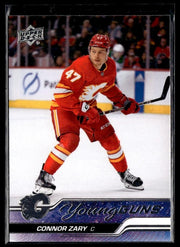 2023-24 Upper Deck Series 2 Young Guns Connor Zary #496 hockey single