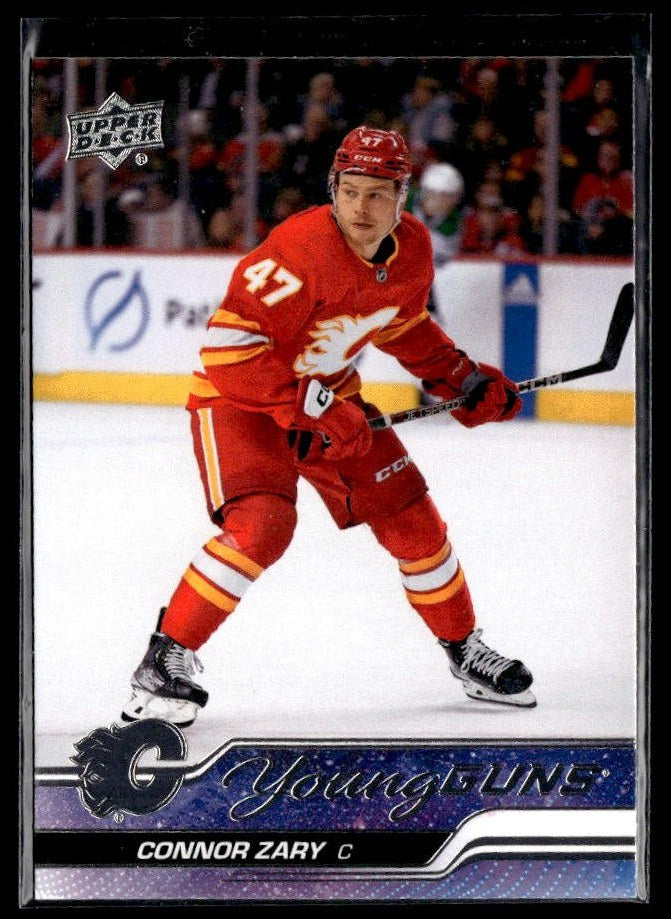 2023-24 Upper Deck Series 2 Young Guns Connor Zary #496 hockey single