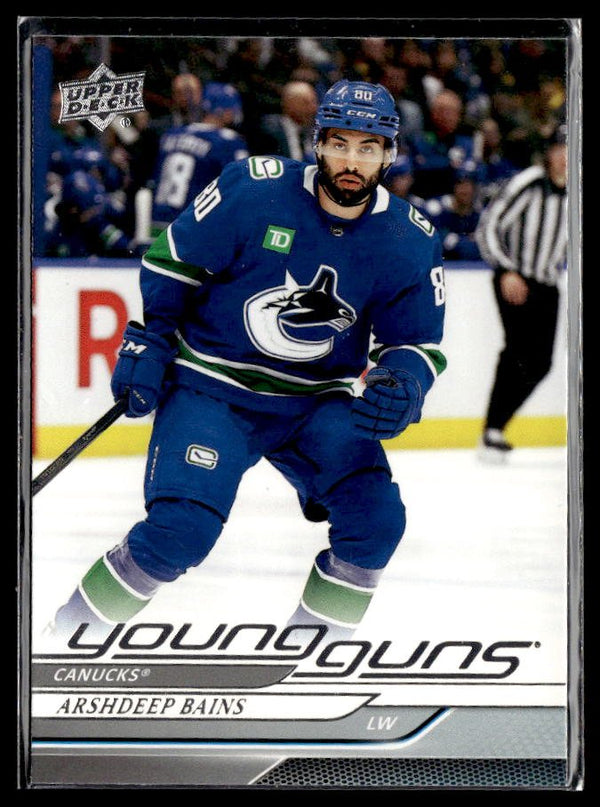2024-25 Upper Deck Series 1 Young Guns Arshdeep Bains #231 hockey single