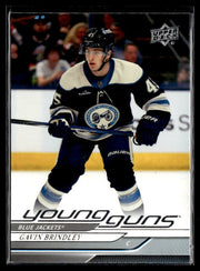 Hockey single: Gavin Brindley #207 (Young Guns) from 2024-25 Upper Deck Series 1