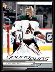 Matt Villalta - #217 Young Guns hockey card from 2024-25 Upper Deck Series 1
