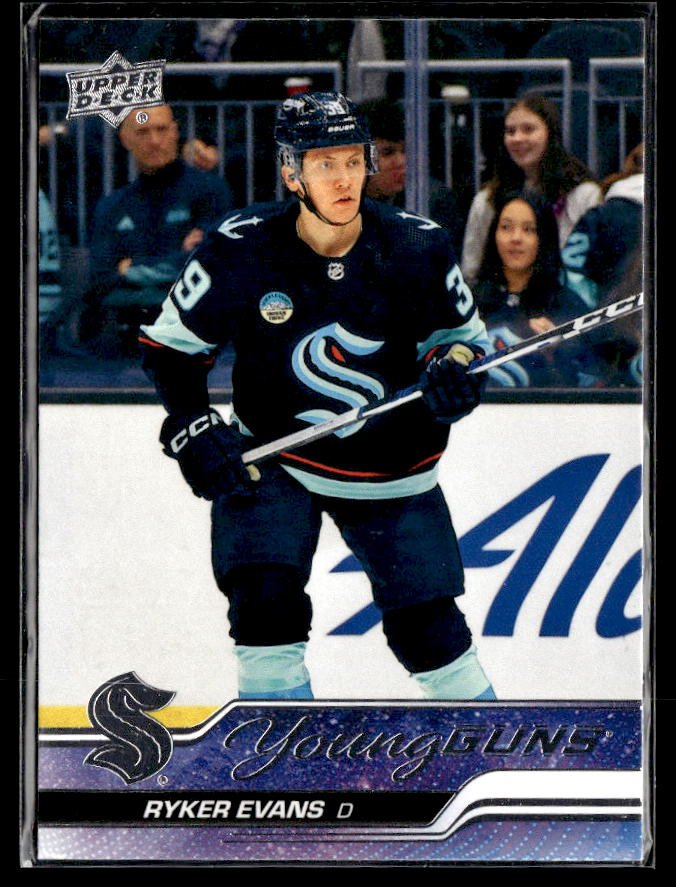 2023-24 Upper Deck Extended Series Young Guns Ryker Evans #726 hockey single
