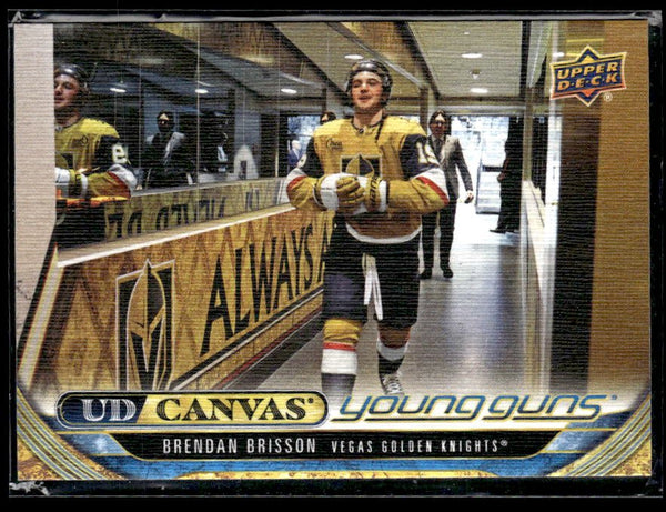 2024-25 Upper Deck Series 1 Canvas Young Guns Brendan Brisson #C-102 hockey single