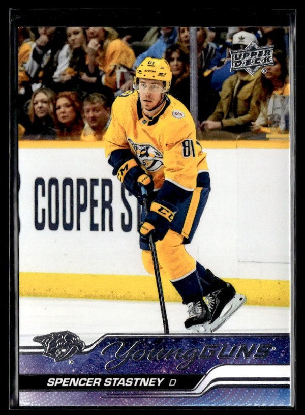 Hockey single: Spencer Stastney #238 (Young Guns) from 2023-24 Upper Deck Series 1