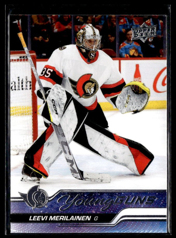 2023-24 Upper Deck Series 1 Young Guns Leevi Merilainen #247 hockey single