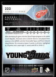 2014-15 Upper Deck Series One Hockey Young Guns #222 Andrej Nestrasil (2)