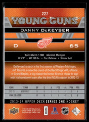 2013-14 Upper Deck Series One Hockey Young Guns #227 Danny DeKeyser (2)