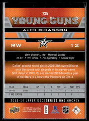 2013-14 Upper Deck Series One Hockey Young Guns #235 Alex Chiasson (2)