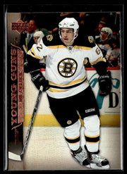 Milan Lucic - #207 Young Guns hockey card from 2007-08 Upper Deck Series 1