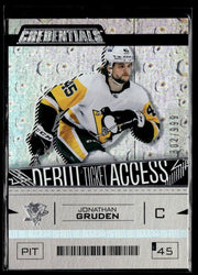 Upper Deck Debut Ticket Access 2023-24 UD Credentials Hockey Debut Tick  hockey single