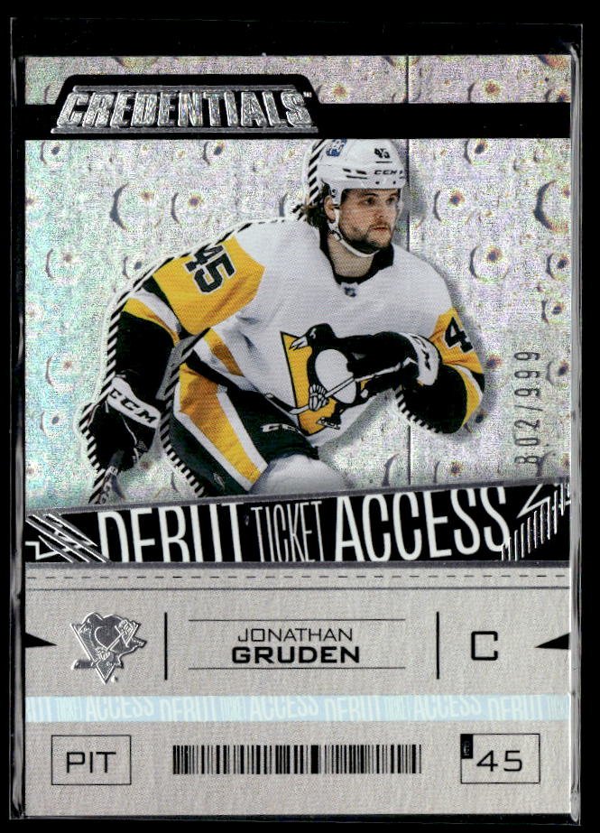 Upper Deck Debut Ticket Access 2023-24 UD Credentials Hockey Debut Tick  hockey single